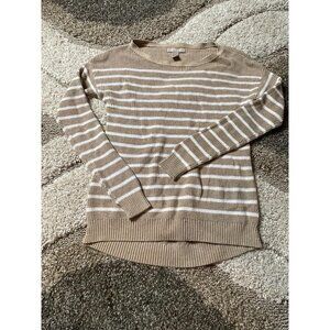 Banana Republic Striped Ribbed Knitted Sweater